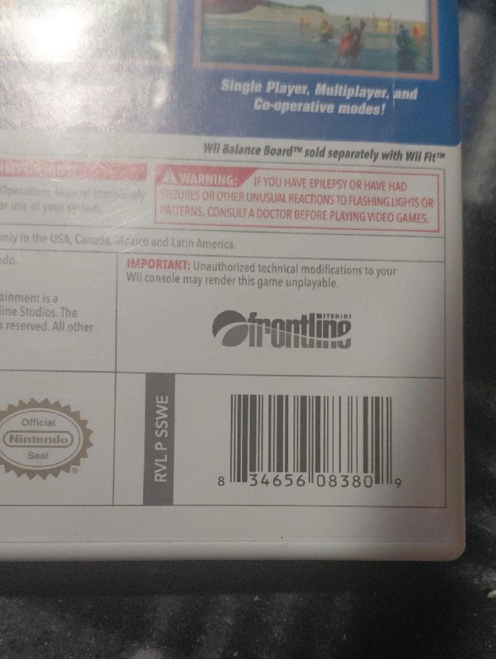 Nintendo Wii Water Sports Game